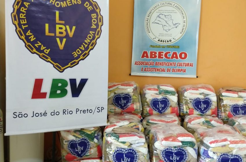  Mobilização emergencial da LBV chega em Olímpia